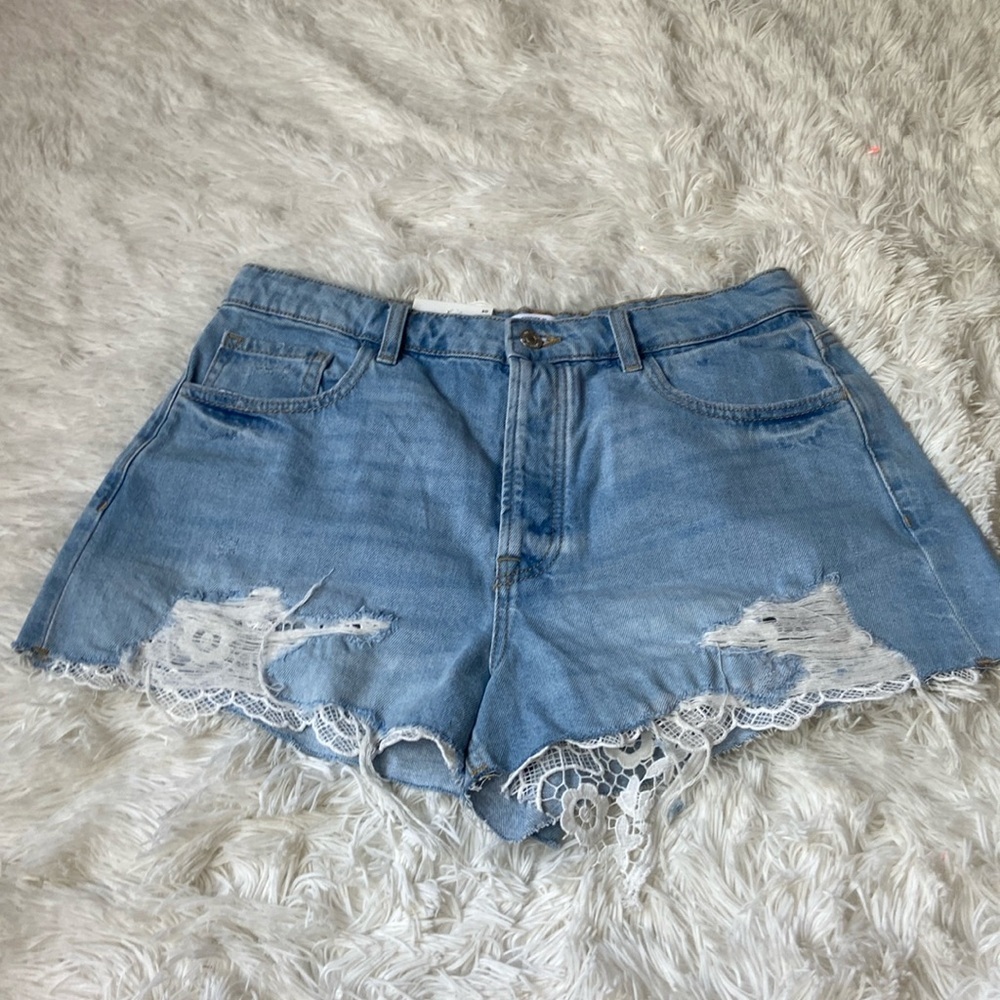 Forever 21 Hi Rise Denim Shorts‎